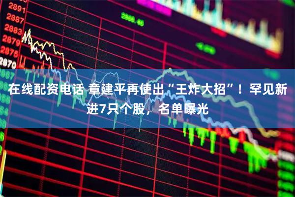 在线配资电话 章建平再使出“王炸大招”！罕见新进7只个股，名单曝光